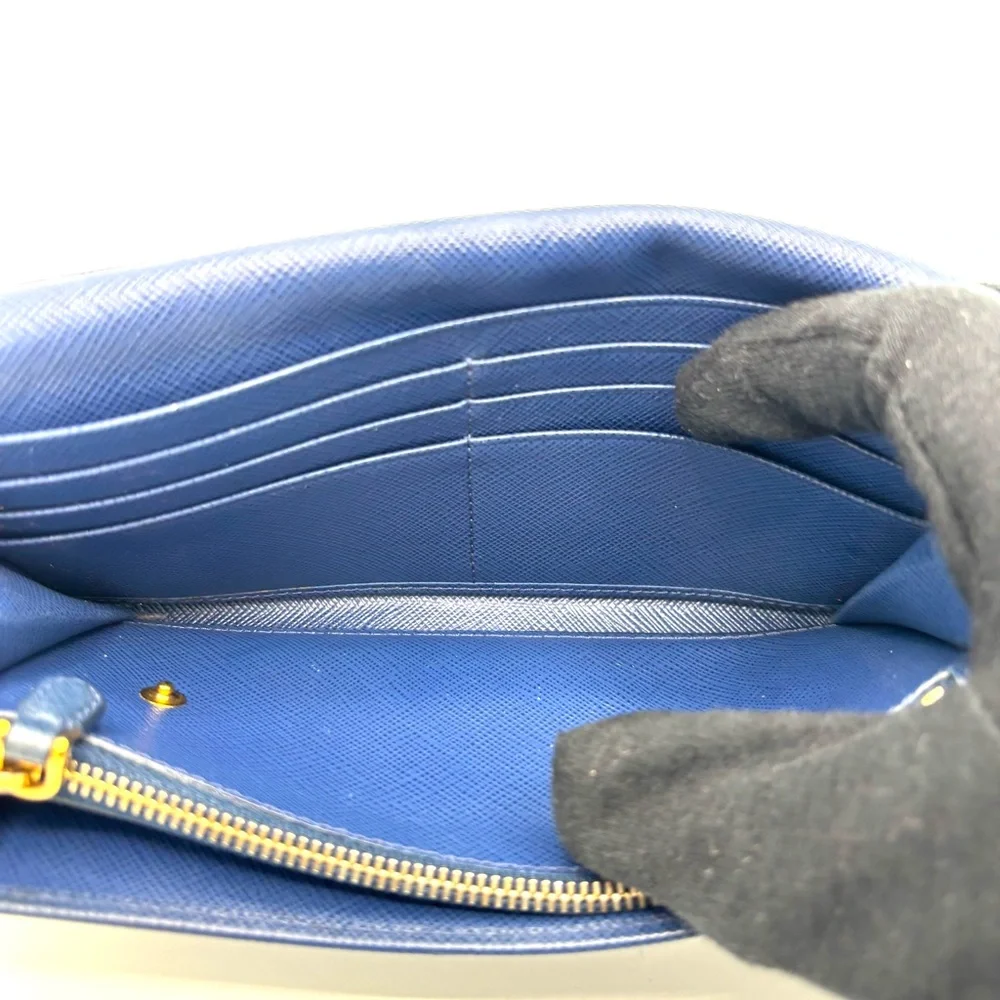 Prada Blue‎ Wallet | comes with box